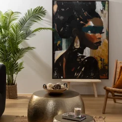 Toile peinte encadrée "Isia"*ATMOSPHERA Hot