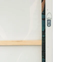 Toile peinte encadrée 