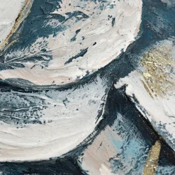 Toile peinte encadrée 