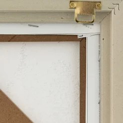 Toile peinte encadrée 