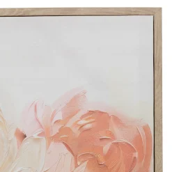 Toile peinte encadrée 