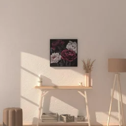 Toile peinte "Fleurs"*ATMOSPHERA Sale