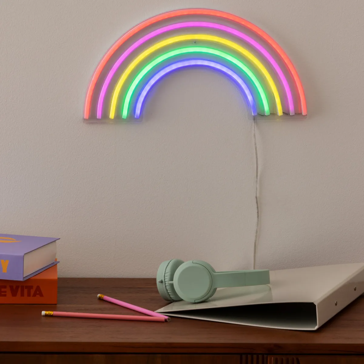 Tube néon mural LED "Arc En Ciel"*ATMOSPHERA Outlet