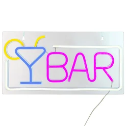 Tube néon mural LED "Bar"*ATMOSPHERA Outlet