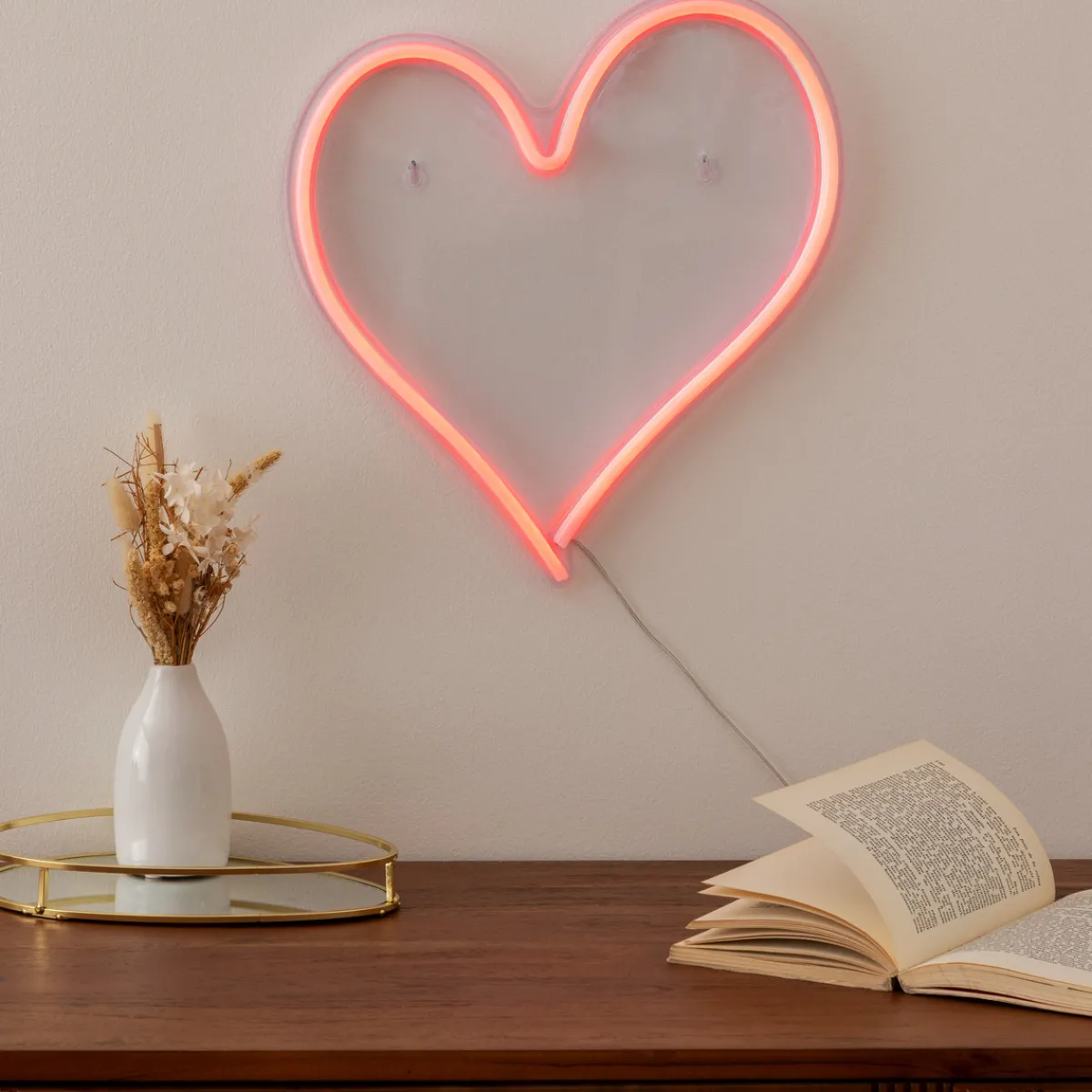 Tube néon mural LED "Coeur"*ATMOSPHERA Sale