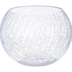 Vase boule, verre craquelé*ATMOSPHERA Online