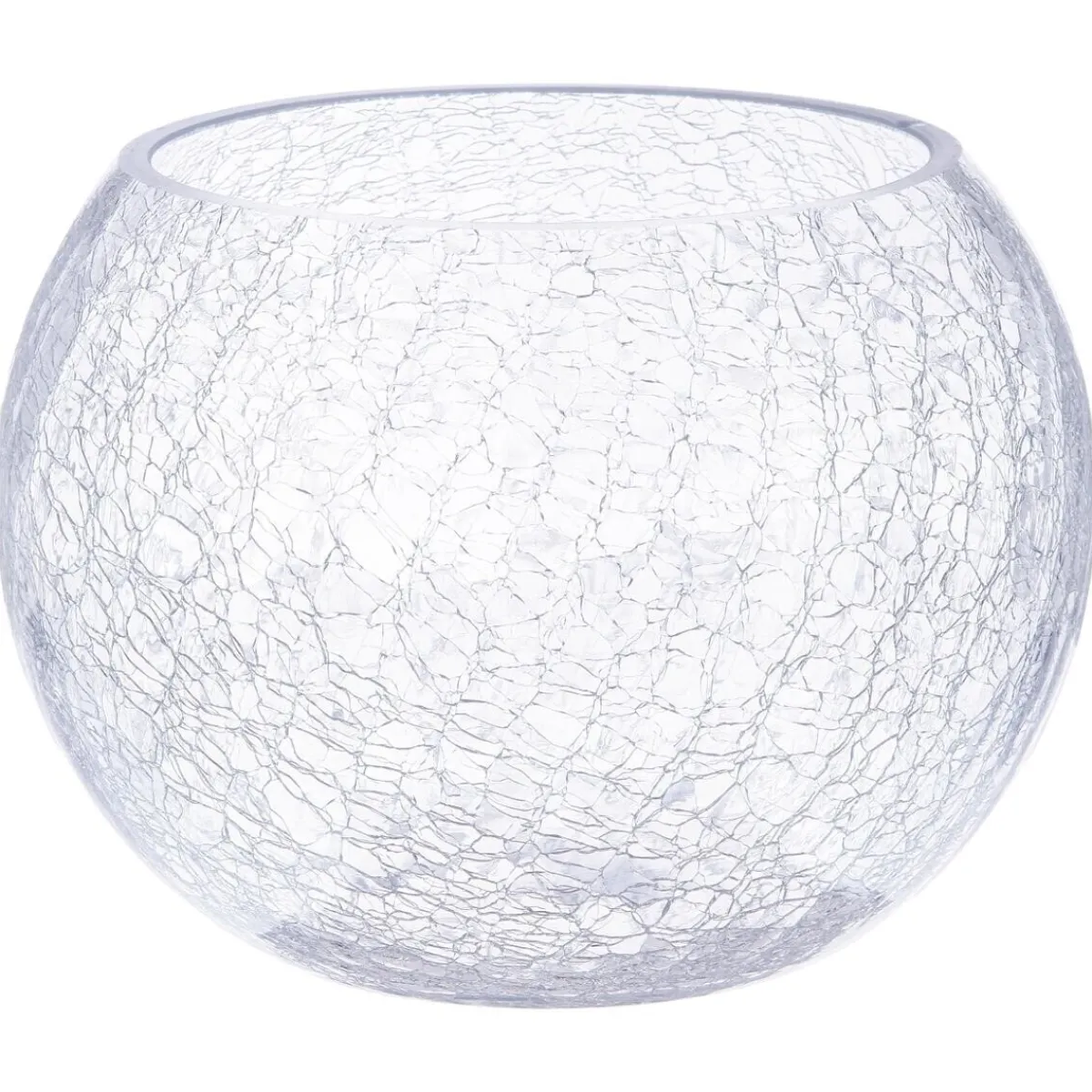 Vase boule, verre craquelé*ATMOSPHERA Online
