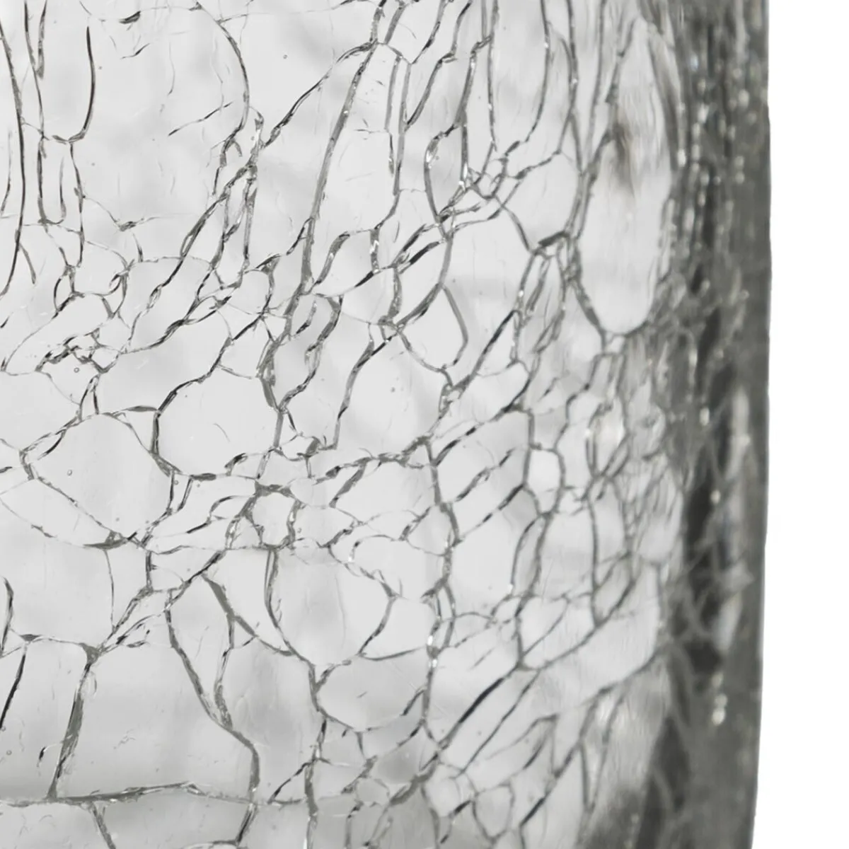 Vase cylindre, verre craquelé*ATMOSPHERA Clearance