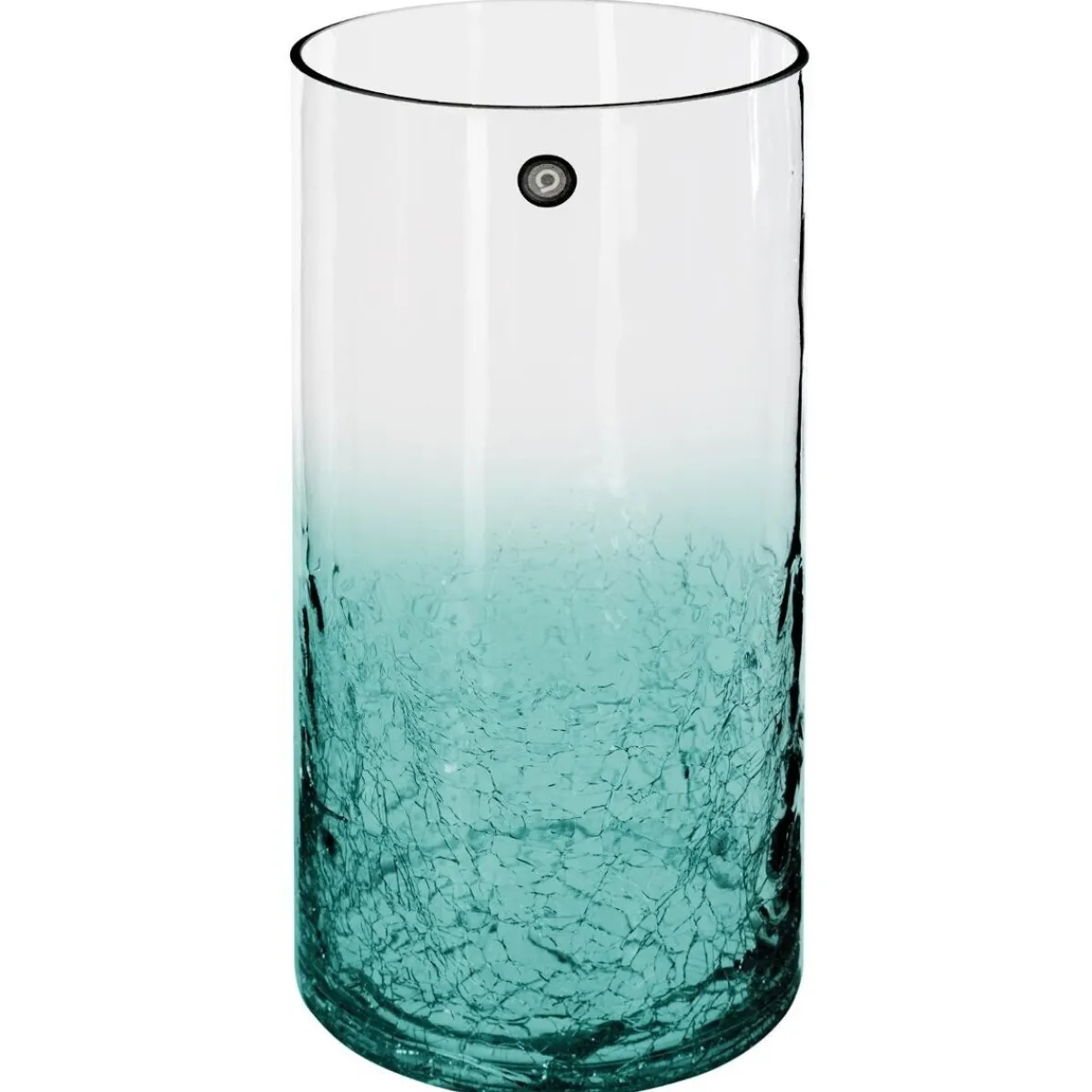 Vase cylindre, verre craquelé*ATMOSPHERA Clearance