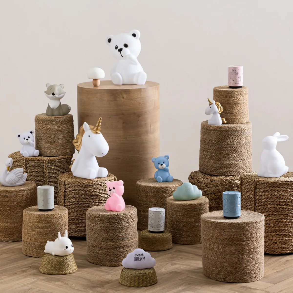 Veilleuse enfant LED "Push"*ATMOSPHERA Clearance